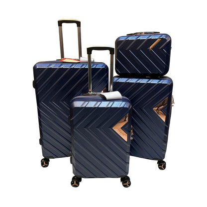 ICARRY Grand Italy Set Of 4 Piece Dual Wheel Trolley