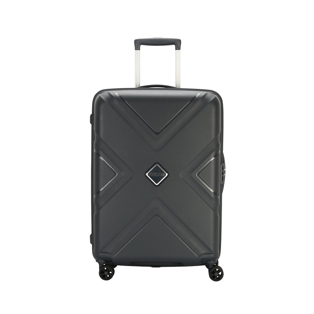 American Tourister Kross SP Rol Polypropylene Combination 8 Wheels Hard Trolley