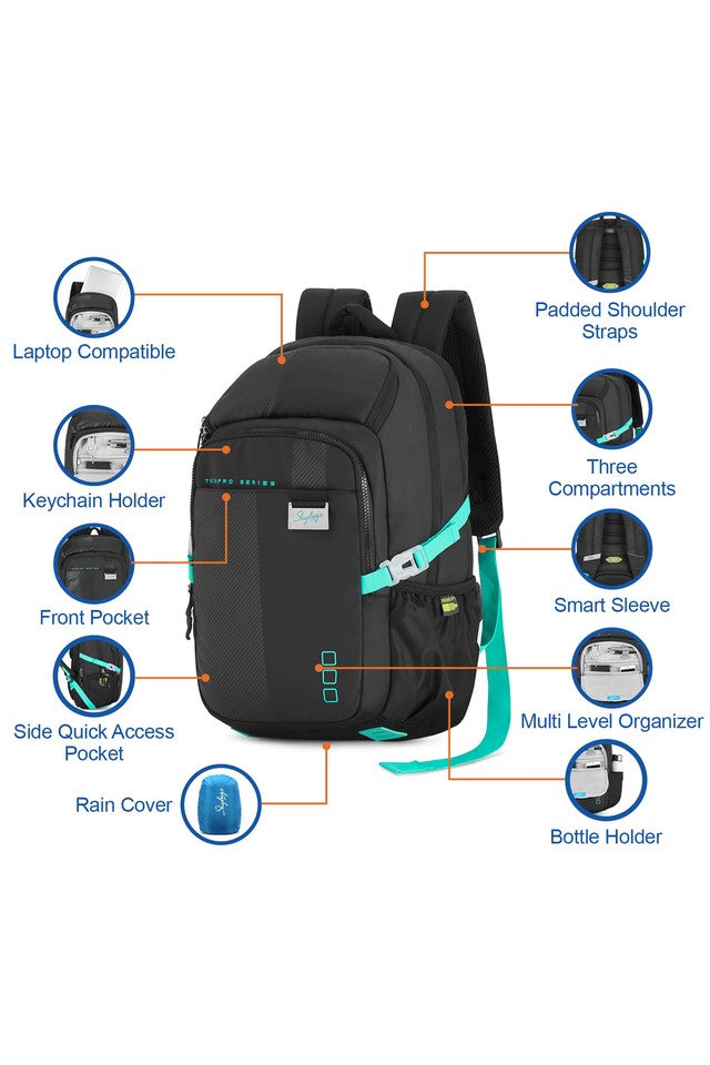 Skybags Valor Pro Polyester Laptop Backpack