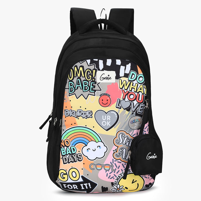 Genie Cool School Backpack - Black