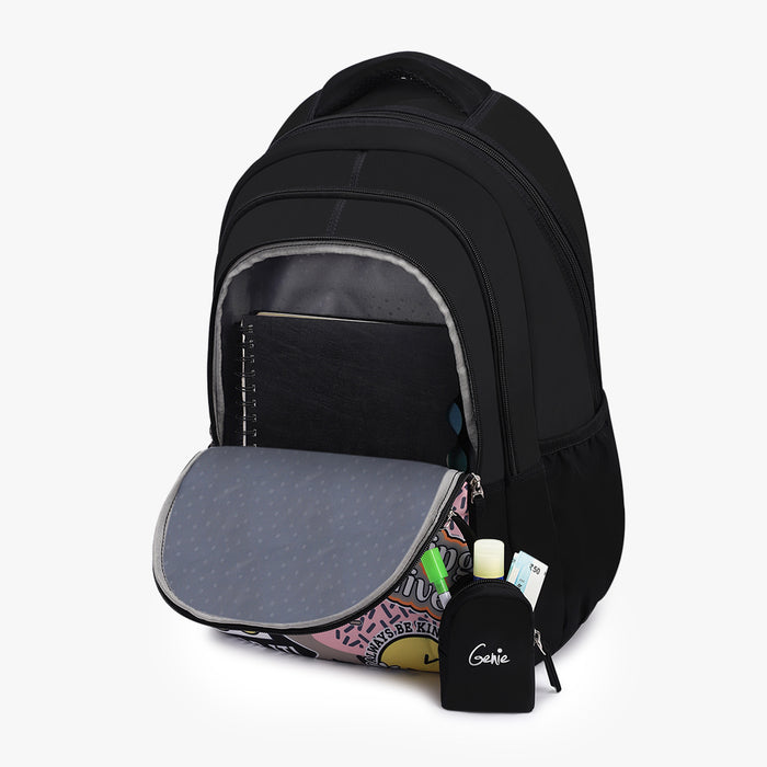 Genie Cool School Backpack - Black