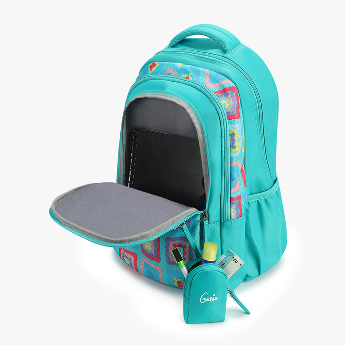 Genie Paige School Backpack - Teal