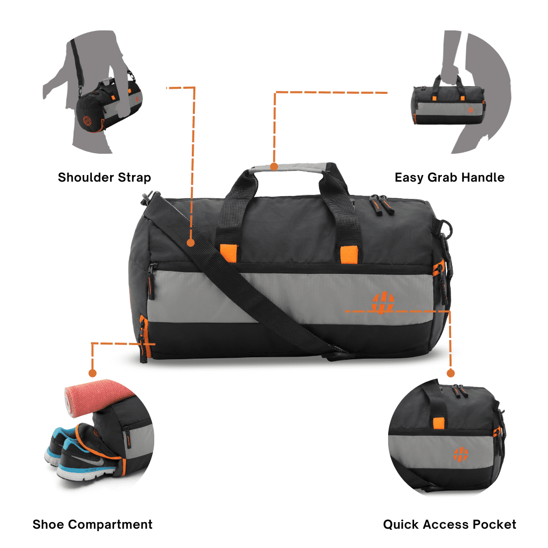Harissons Trinity 28L Gym Duffle (INCLUDES DEDICATED SHOE POCKET)