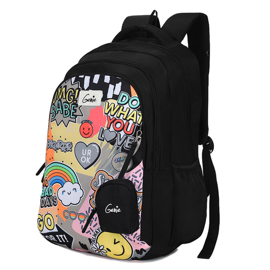 Genie Cool School Backpack - Black