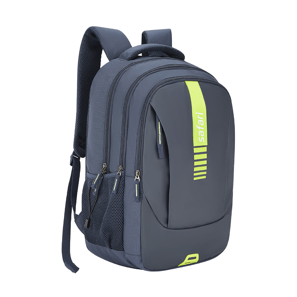 Safari Vogue Laptop and Raincover School backpack - Blue