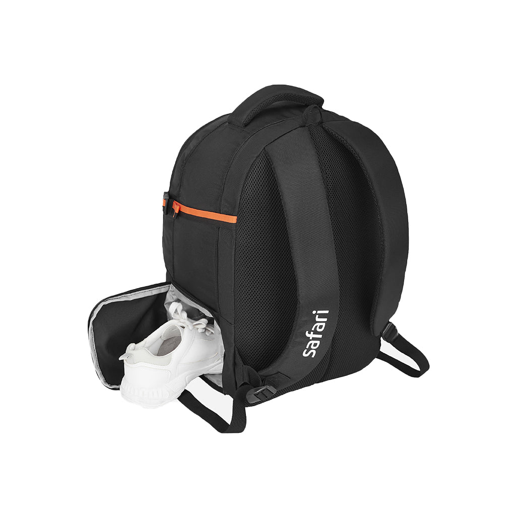 Safari Aero Raincover School Backpack - Black