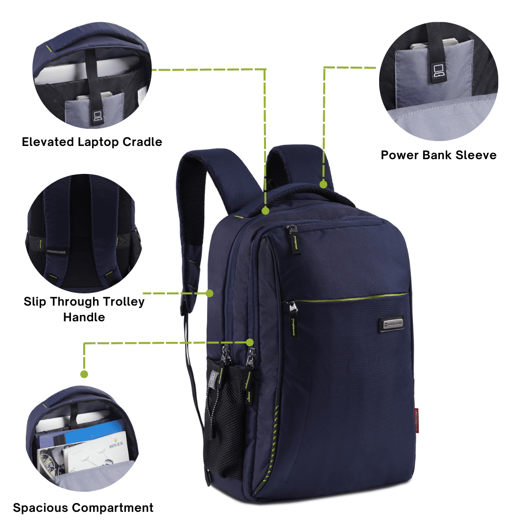 Harrisons Volt 15.6 Inch Office Laptop Backpack (Unisex)