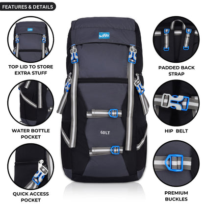 Safex Slide-L 70L Trekking Bag