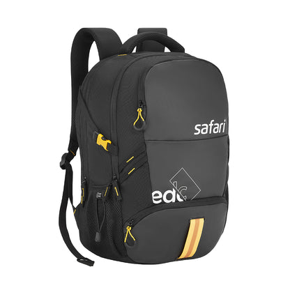 Safari Expand 3 48L Laptop and Rain over Overnighter Backpack - Black