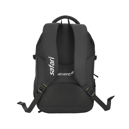 Safari Expand 3 48L Laptop and Rain over Overnighter Backpack - Black