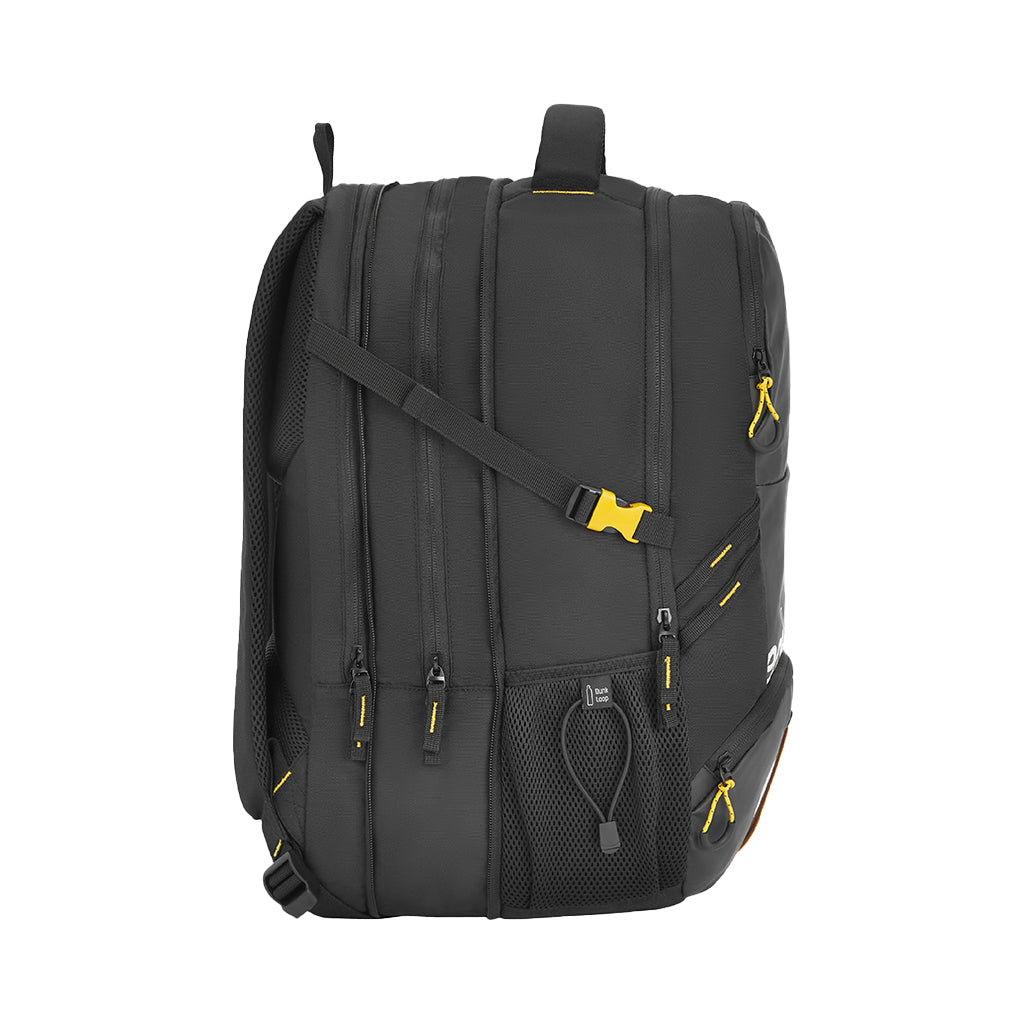 Safari Expand 3 48L Laptop and Rain over Overnighter Backpack - Black