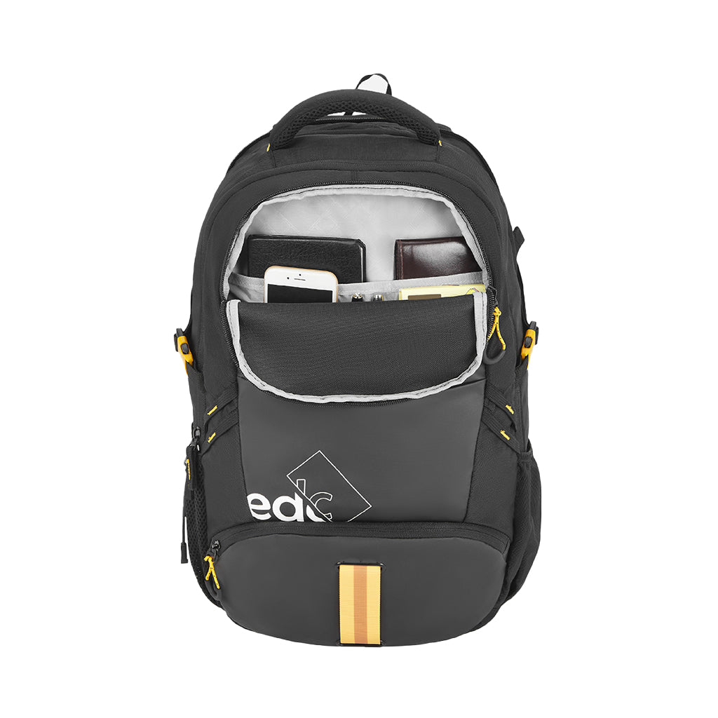 Safari Expand 3 48L Laptop and Rain over Overnighter Backpack - Black