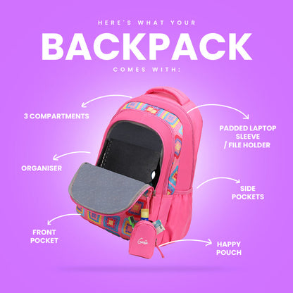 Genie Paige School Backpack - Teal